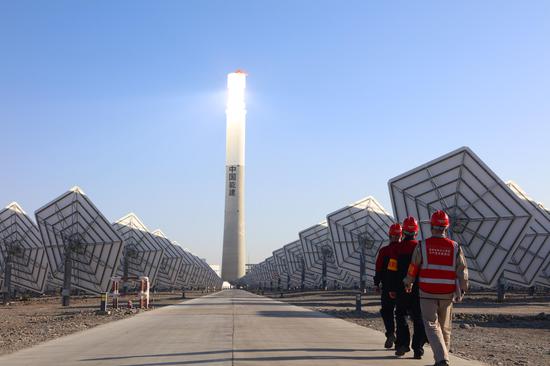 东方锅炉参建的世界最高海拔塔式光热项目正式开工