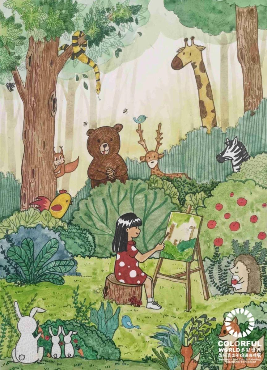 易捷微光计划乡村青少年书画作品展在京举办