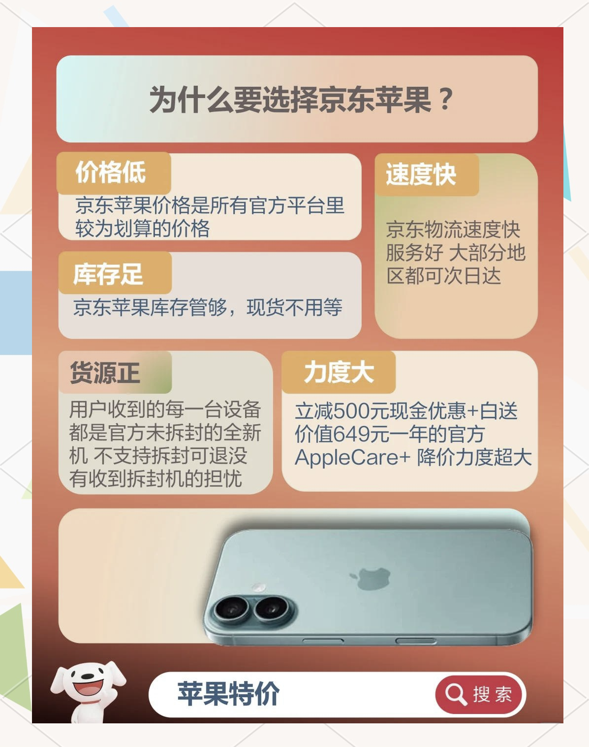 提前部署前置仓站 iPhone Duo开售当天京东秒送骑手为首批用户送达新机