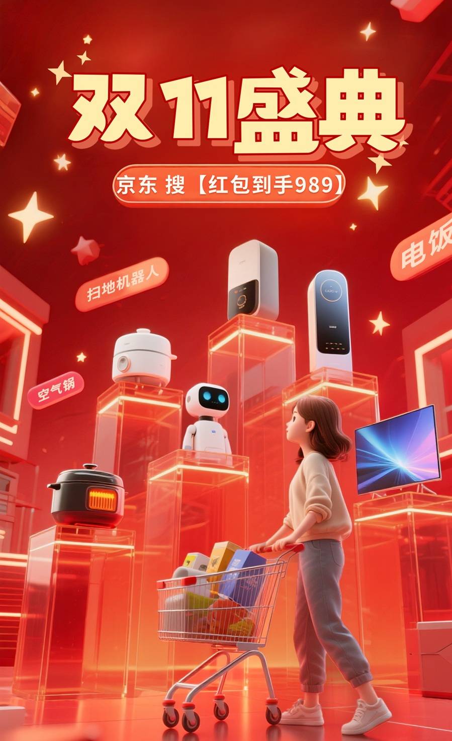 京东11.11前半程 1.5亿个服务订单、超2000万件AI产品已走进千家万户